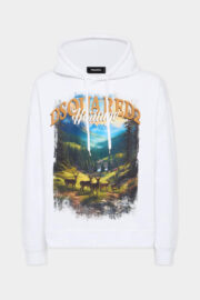 Relax Fit Canada Hoodie White